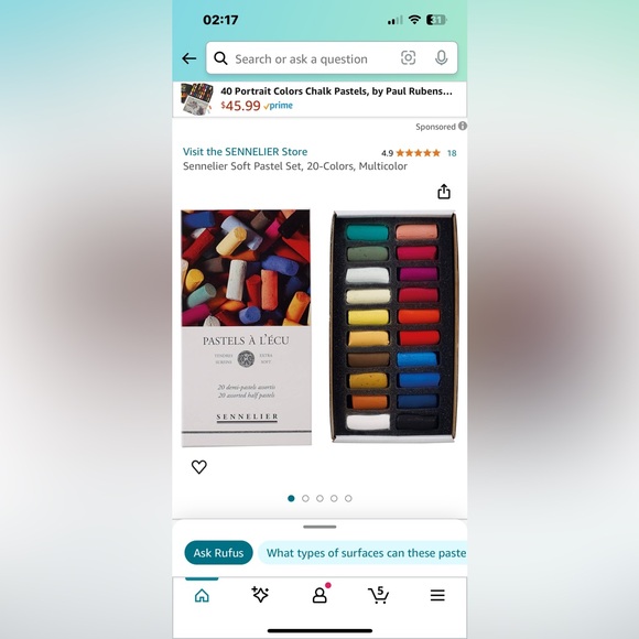 Sennelier Soft Pastel Set, 20-Colors, Multicolor - Picture 3 of 3